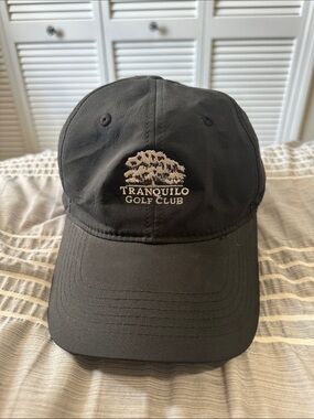 Head Black Tranquilo Golf Club Embroidered Baseball Cap